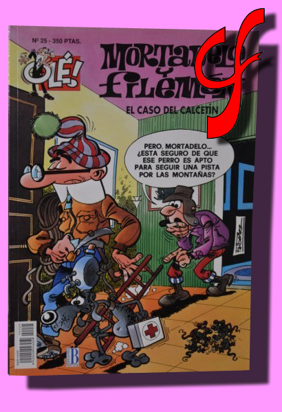 MORTADELO Y FILEMN. El caso del calcetn. N 25 Coleccin Ol